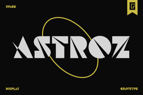Astroz: The Ultimate Display Font for Space-Themed Editorial Design