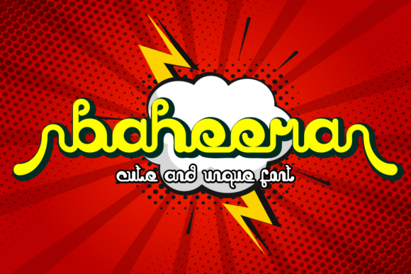 Baheera: A Bouncy Display Font for Modern Campaigns