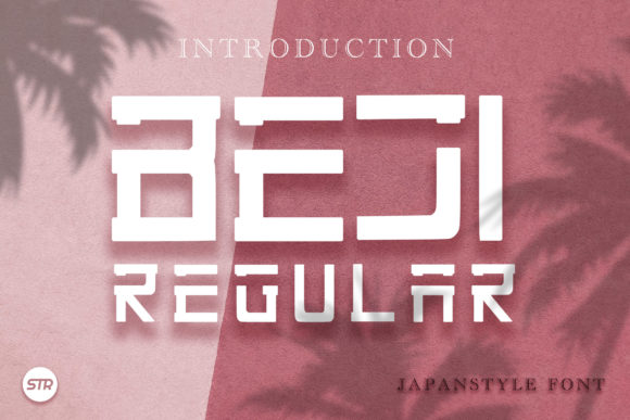 Beji: The Japanese Styled Display Font for Scroll-Stopping Visuals