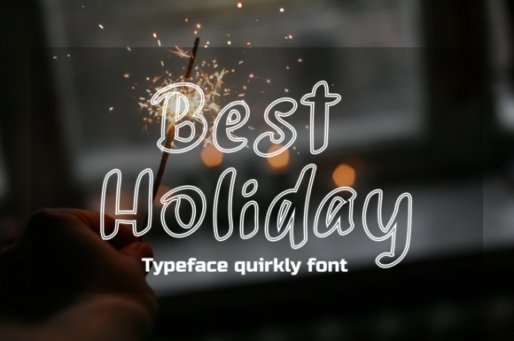 Best Holiday: The Ultimate Bold Display Font for Festive Projects