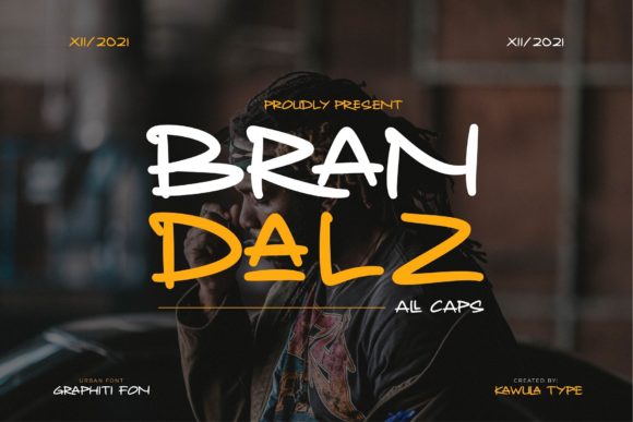 Bran Dalz: The Graffiti Display Font That Transforms Your Brand Identity