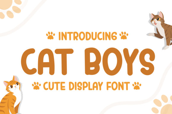 Cat Boys: The Quirky Display Font for Standout Campaigns