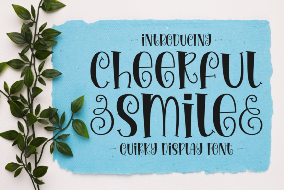 Cheerful Smile: The Display Font That Transforms Small Business Branding