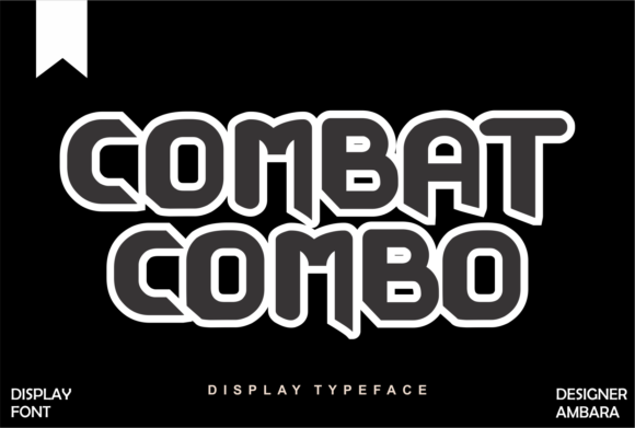 Combat Combo: A Modern Display Typeface for Bold Editorial Design