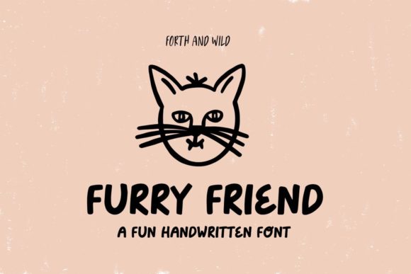 Furry Friend: A Natural Display Font for Editorial Design
