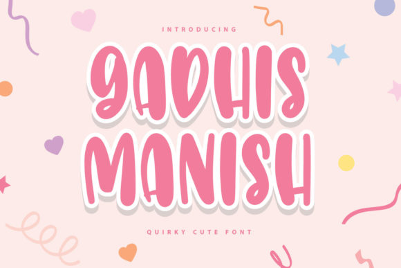 Gadhis Manish: A Friendly Display Font for Casual Branding