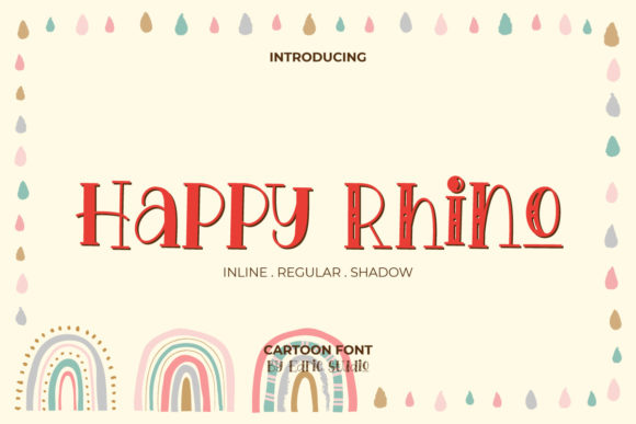 Happy Rhino: The Playful Display Font for Modern Web Design