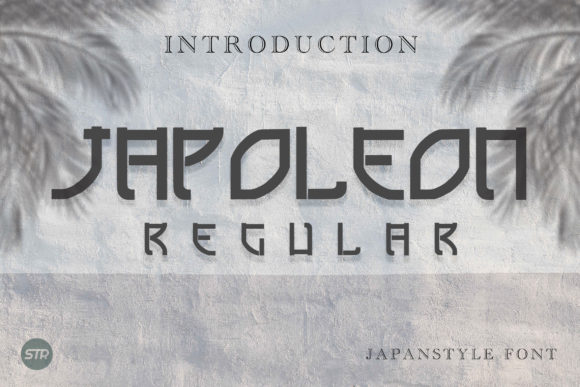 Japoleon: A Japanese Inspired Display Font for Bold Branding