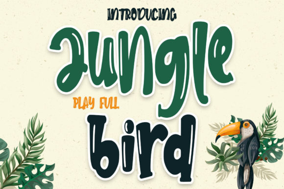 Jungle Bird: The Minimalist Display Font for Bold Campaigns