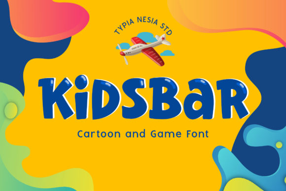 Kidsbar: The Playful Display Font for Kids and School Projects