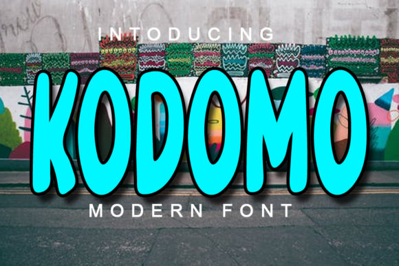 Kodomo: A Fresh Display Font for Playful Branding