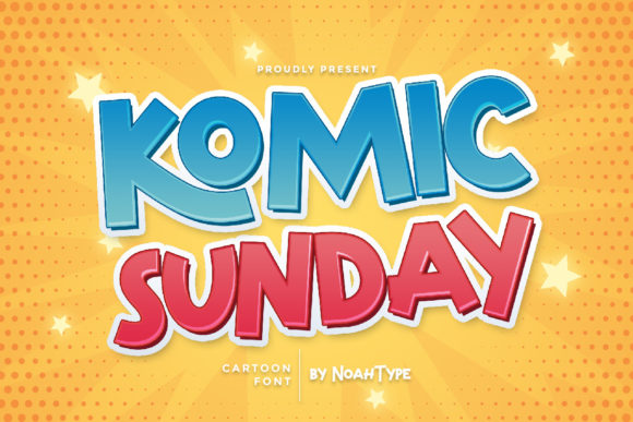 Komic Sunday: The Cartoon Display Font for Modern Web Design