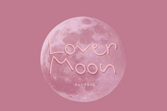 Lover Moon: A Bold Display Font for Creative Projects