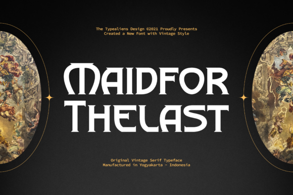 Maidfor Thelast: A Bold Display Typeface for Modern Editorial Design