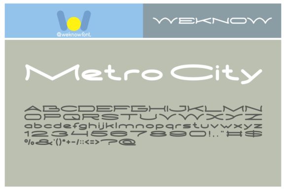 Metro City: A Minimalist Display Font for Modern Editorial Design