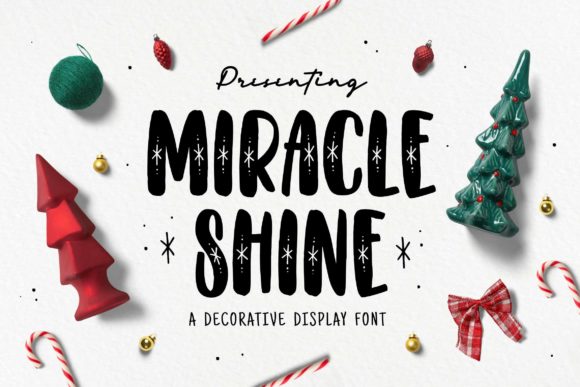 Miracle Shine Typeface Review for Winter Branding