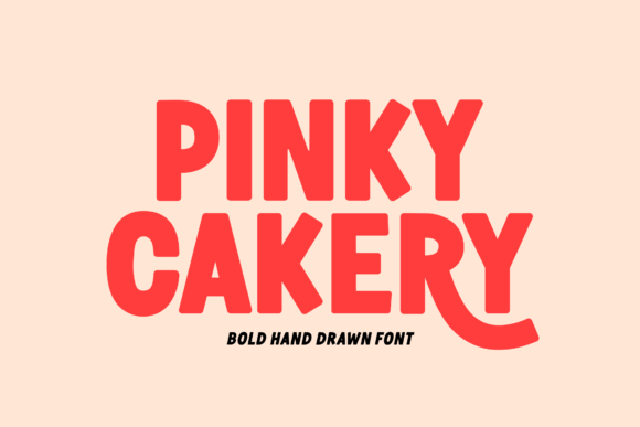 Pinky Cakery: The Cheery Display Font for Handmade Branding