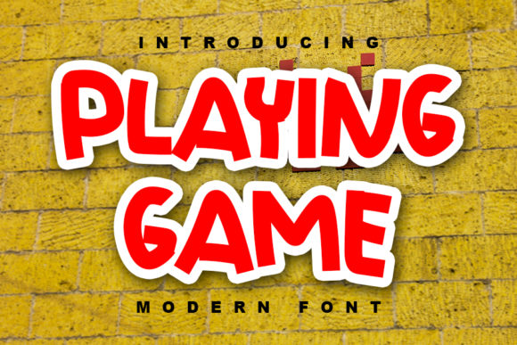 Playing Game: The Bold Typeface That Brings Crafts to Life