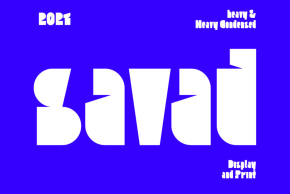 Savad: The Bold Display Font for High-Impact Marketing