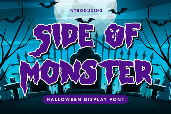Side of Monster: A Spooky Display Typeface for Editorial Design