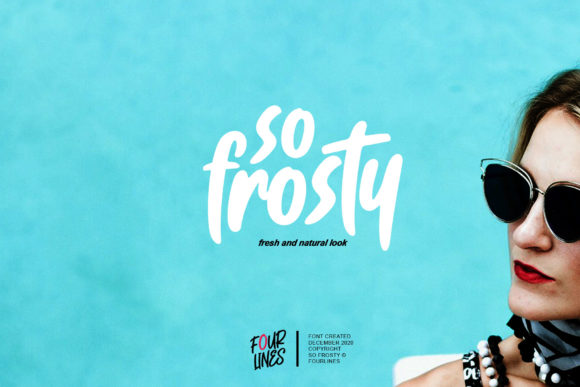So Frosty: A Fresh Display Font for Modern Branding