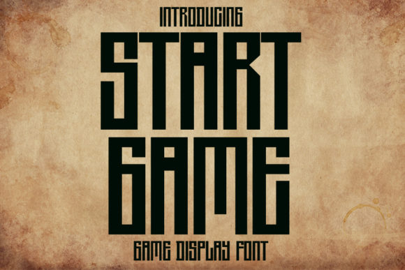 Start Game: The Classic Display Typeface for Editorial Design