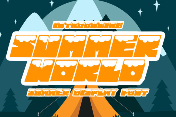 Summer World: The Premium Display Font for Handmade Branding