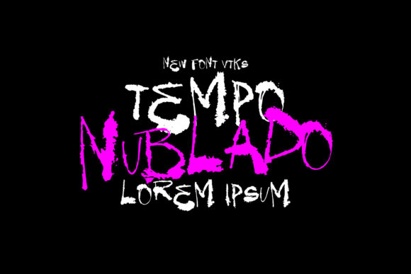 Tempo Nublado: A Bold Display Typeface for Editorial Design