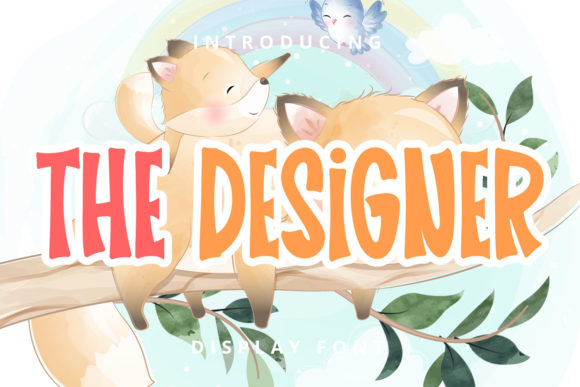 The Designer: A Unique Display Typeface for Bold Branding