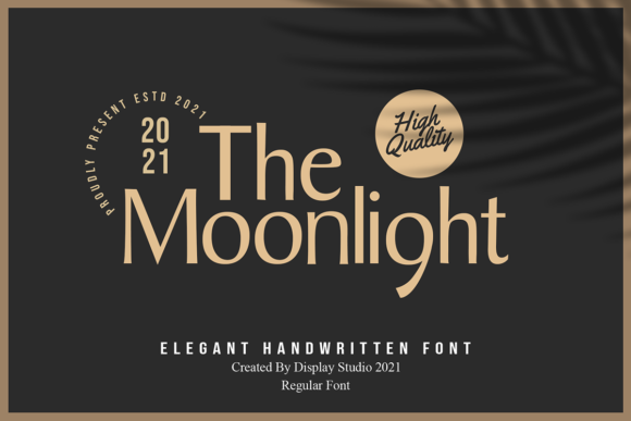 The Moonlight: A Premium Handwritten Font for Editorial Design
