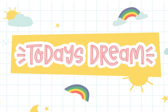 Todays Dream: A Crafty Display Font for Bold Branding
