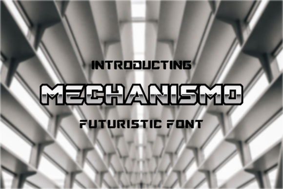 Upgrade Your Brand Identity with Mechanismo Display Font