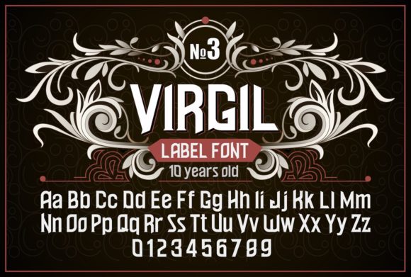 Virgil: The Vintage Display Font for Polished Branding
