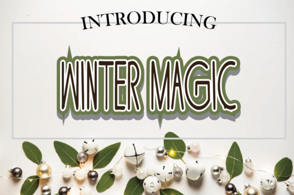 Winter Magic: The Authentic Display Font for Story-Driven Editorial Design