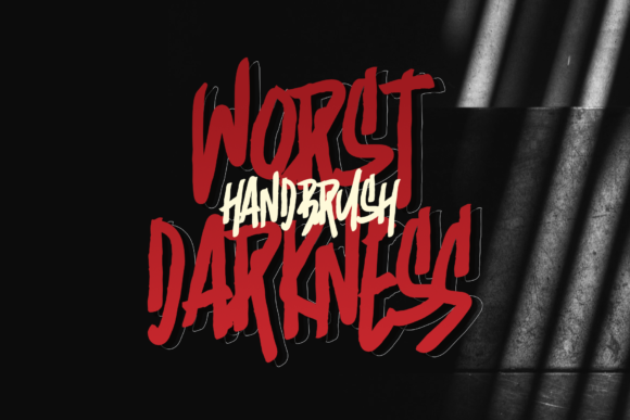 Worst Darkness: The Premium Display Font for Bold Brand Identity